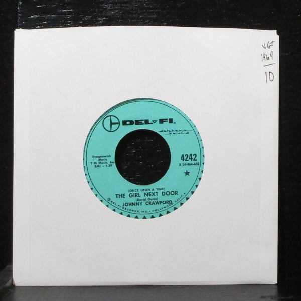 Johnny Crawford - The Girl Next Door / Sittin' & Watchin' 7" VG+ Del-Fi 4242 - Shuga Records
