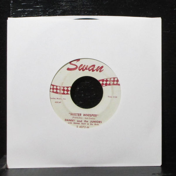 Danny & The Juniors - Cha Cha Go Go / Mister Whisper 7" VG+ Swan S 4072 USA 1961 - Shuga Records