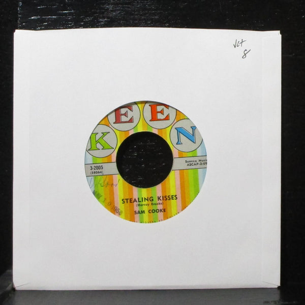 Sam Cooke - Stealing Kisses / All Of My Life 7" VG+ Keen 3-2005 USA 1958 - Shuga Records