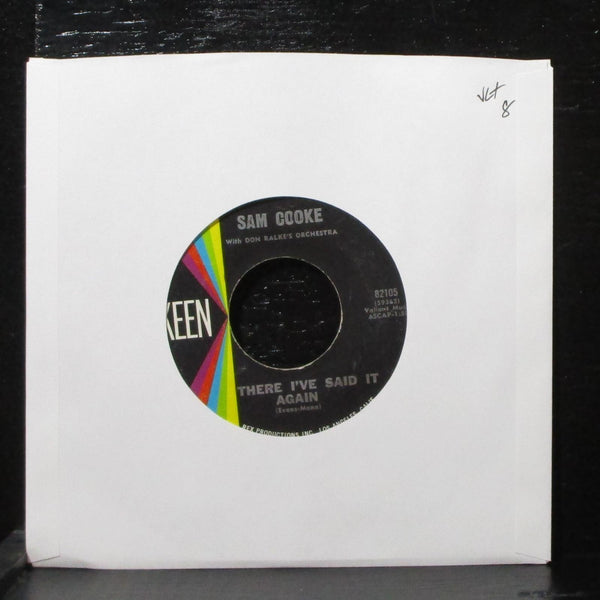 Sam Cooke - There, I've Said It Again 7" VG+ Keen 82105 USA 1959 - Shuga Records