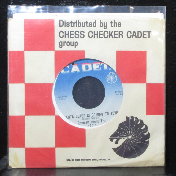 Ramsey Lewis Trio - Santa Claus Is Coming To Town 7" VG+ Cadet 5377 USA - Shuga Records