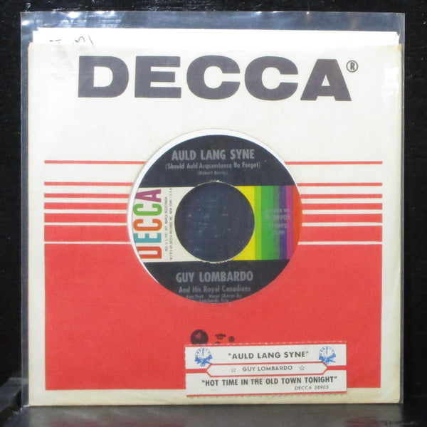 Guy Lombardo - Auld Lang Syne 7" Mint- Decca 9-28905 USA 1953 label variation - Shuga Records