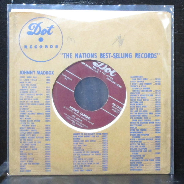 Jim Lowe - Close The Door / Nuevo Laredo 7" VG+ Dot Records 45-15381 USA 1955 - Shuga Records
