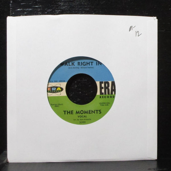 The Moments - Walk Right In 7" Mint- Era 3099 USA 1962 - Shuga Records