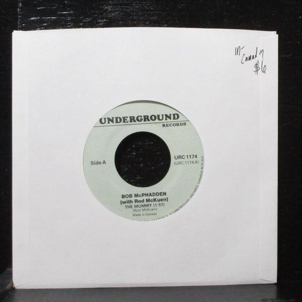 Bob McPhadden - The Mummy 7" Mint- Underground URC 1174 Canada - Shuga Records