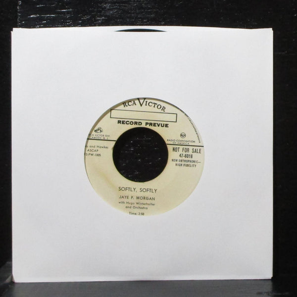 Jaye P. Morgan - Softly, Softly / Danger! Heartbreak Ahead 7" VG Promo 47-6016 - Shuga Records