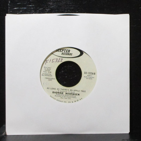 Dionne Warwick - Odds And Ends 7" VG+ Promo Scepter SCE-12256 USA 1969 - Shuga Records