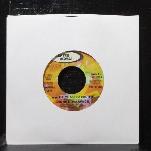 Dionne Warwick - Let Me Go To Him 7" Mint- Promo Scepter SDJ-12276 USA 1970 - Shuga Records