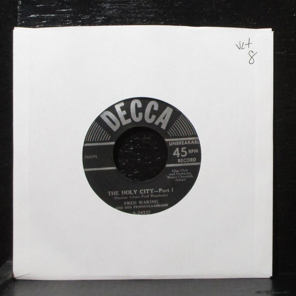 Fred Waring - The Holy City 7" VG+ Decca 9-24337 USA 1952 - Shuga Records