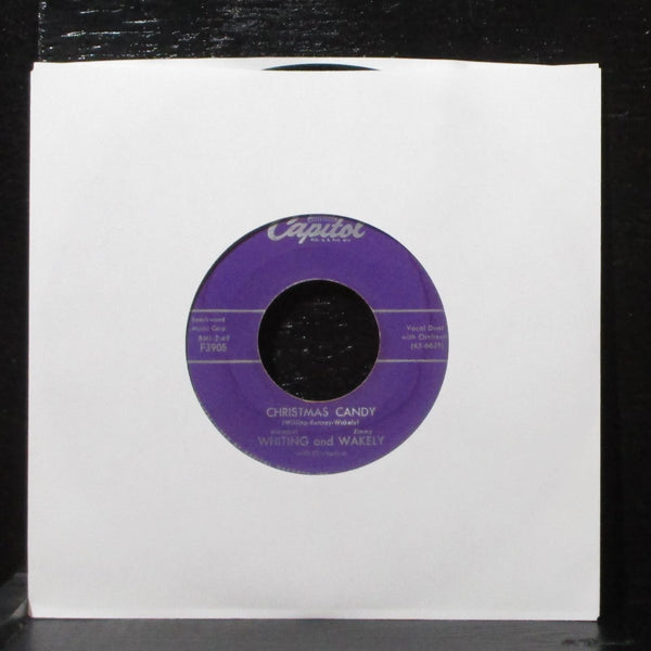 Whiting & Wakely - Silver Bells / Christmas Candy 7" VG+ Capitol F3905 lbl var 2 - Shuga Records