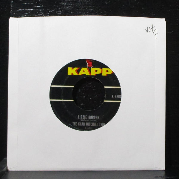 The Chad Mitchell Trio - Super Skier / Lizzie Borden 7" VG+ KAPP K-439X USA 1962 - Shuga Records