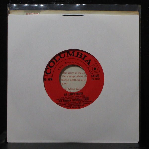 Mormon Tabernacle Choir - The Lord's Prayer 7" VG+ Columbia 4-41459 USA 1959 - Shuga Records