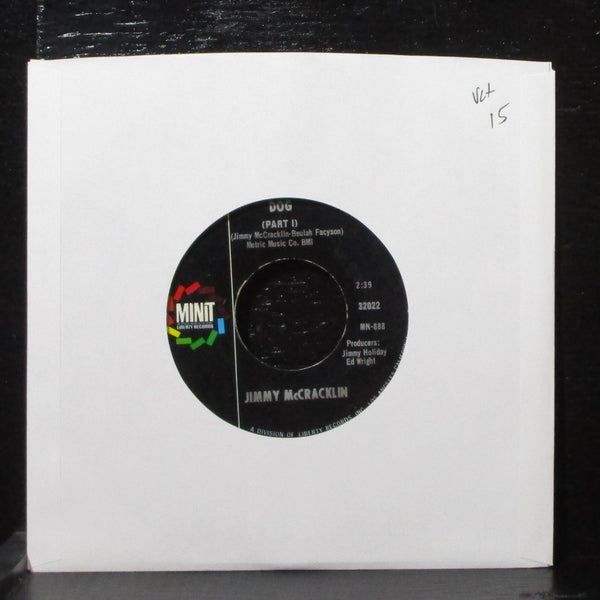 Jimmy McCracklin - Dog (Part I & II) 7" VG+ Minit 32022 USA 1967 - Shuga Records
