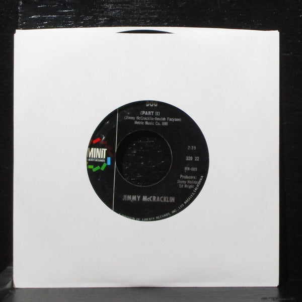 Jimmy McCracklin - Dog (Part I & II) 7" VG+ Minit 32022 USA 1967 - Shuga Records