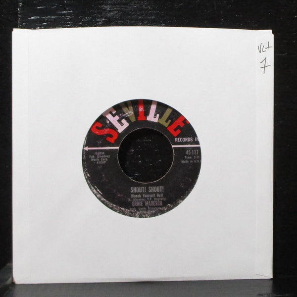 Ernie Maresca - Shout! Shout! (Knock Yourself Out) 7" VG+ Seville 45-117 USA - Shuga Records