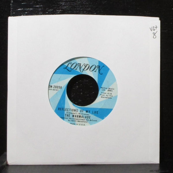 The Marmalade - Reflections Of My Life 7" VG+ London LON-20058 USA 1969 - Shuga Records