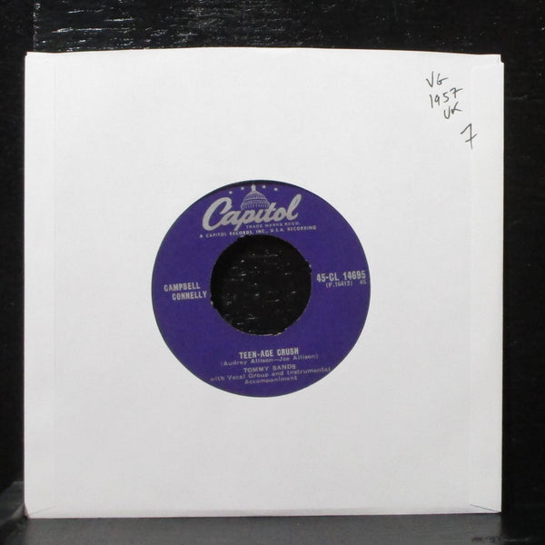 Tommy Sands - Teen-Age Crush / Hep Dee Hootie 7" VG Capitol 45-CL 14695 UK 1957 - Shuga Records