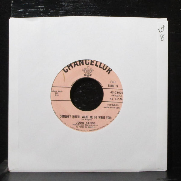 Jodie Sands - Someday / Always In My Heart 7" VG+ Chancellor 45-C1023 USA 1958 - Shuga Records