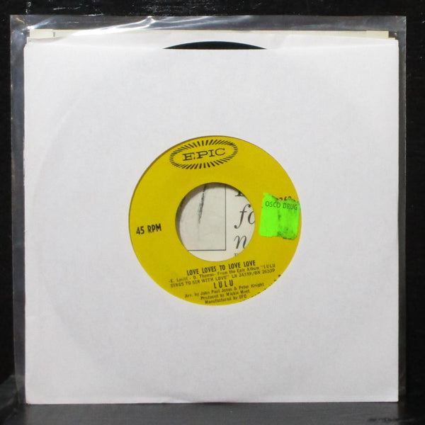 Lulu - Best Of Both Worlds / Love Loves To Love Love 7" VG+ Epic 5-10260 USA - Shuga Records