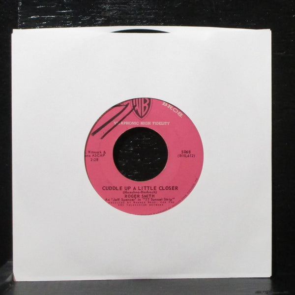 Roger Smith - Beach Time / Cuddle Up A Little Closer 7" VG+ Warner Bros. 5068 - Shuga Records