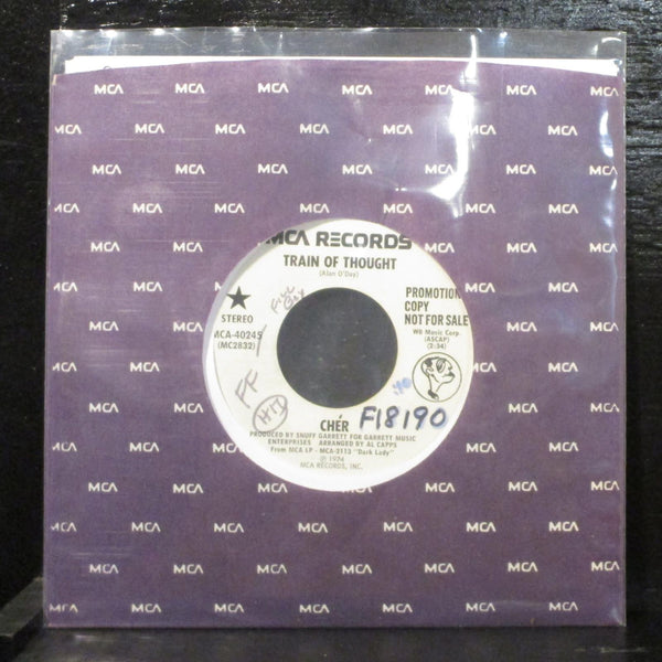 Chr  Train Of Thought VG+ Promo 7" Vinyl 45 MCA-40245 USA 1974 Pop - Shuga Records