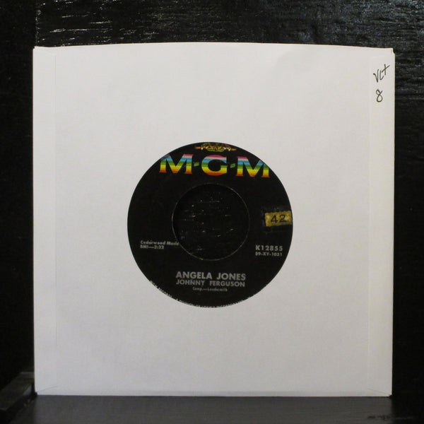 Johnny Ferguson  Angela Jones VG+ 7" Vinyl 45 MGM K12855 USA 1960 Folk - Shuga Records