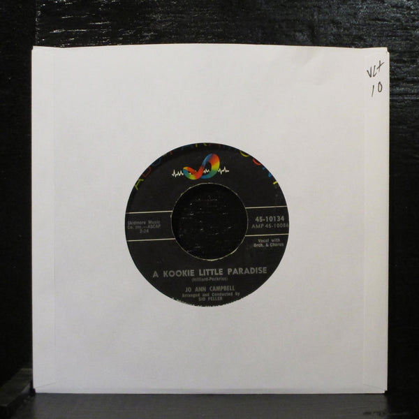 Jo Ann Campbell-Kookie Little Paradise VG+ 7" Vinyl 45 ABC 45-10134 USA 1960 Pop - Shuga Records