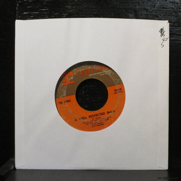 The Kinks  A Well Respected Man VG 7" Vinyl 45 Reprise 0420 USA 1964 Rock - Shuga Records