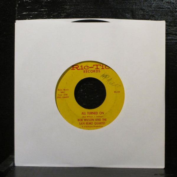 San Remo Golden Strings  Hungry For Love / All Turned On 7" Vinyl 45 RT-104 - Shuga Records