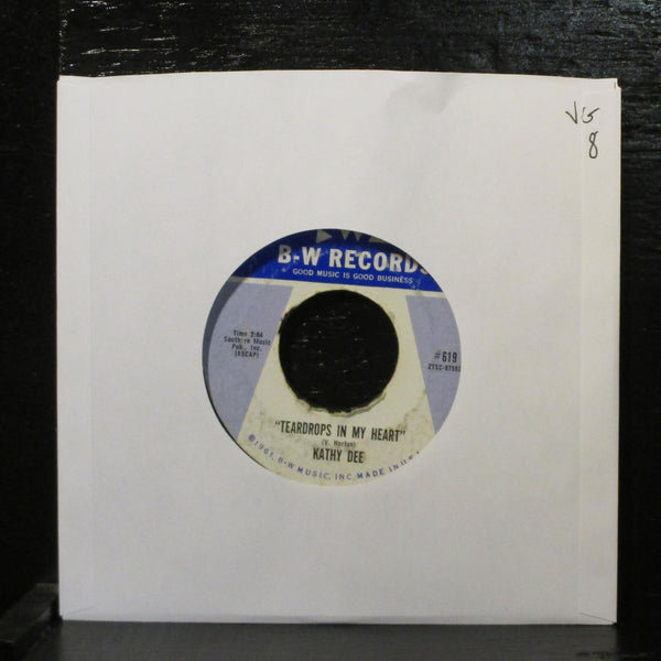 Joe BarryTeardrops In My Heart VG 7" Vinyl 45 Jin Records 45-152 USA 1961 Rock - Shuga Records