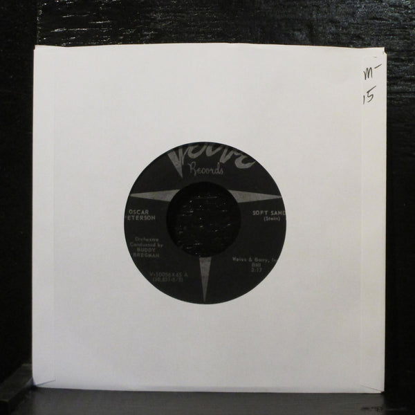 Oscar Peterson  Soft Sands / Echoes Mint- 7" Vinyl 45 Verve 10056 USA 1957 Jazz - Shuga Records