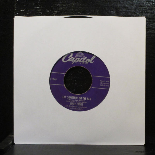 Jerry Lewis  Lay Somethin' On The Bar 7" Vinyl 45 Capitol F1868 USA 1951 Pop - Shuga Records