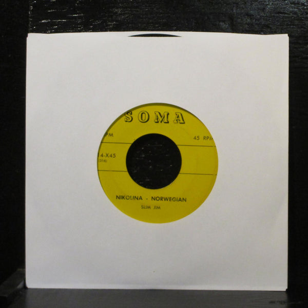 Slim Jim  Nikolina VG 7" Vinyl 45 SOMA 1014-X45 Minnesota Polka - Shuga Records