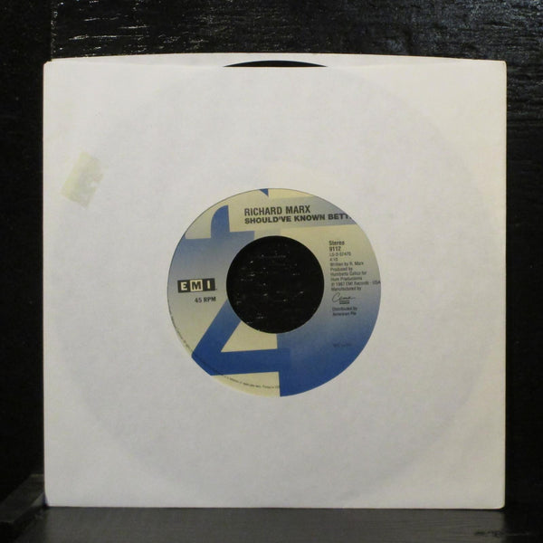 Richard Marx  Hold On To The Nights 7" Vinyl 45 EMI 9112 USA 1988 Soft Rock - Shuga Records