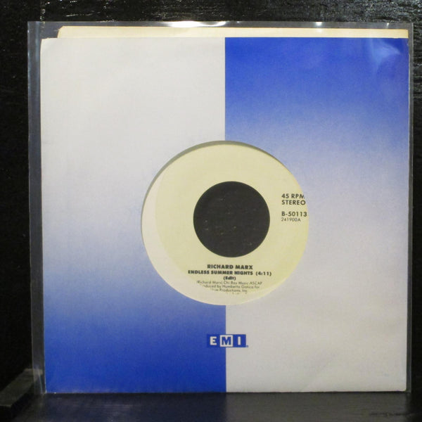 Richard Marx  Endless Summer Nights Mint- Promo 7" Vinyl 45 EMI B-50113 Rare - Shuga Records