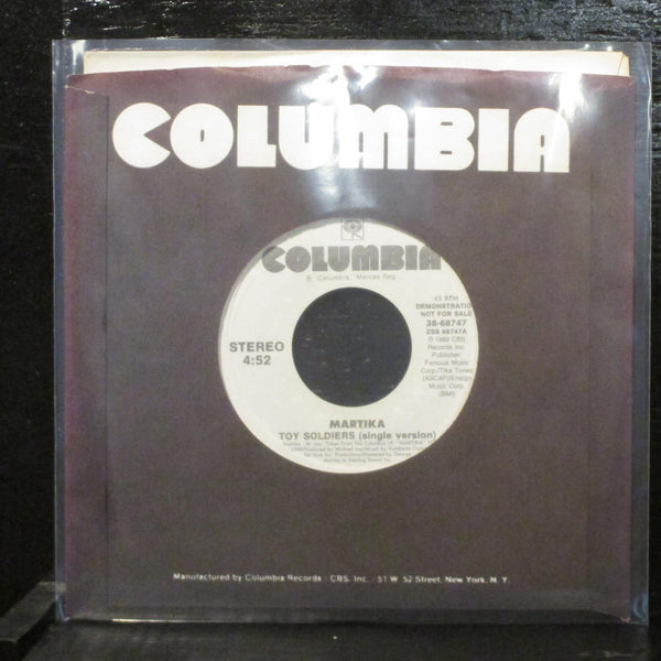 Martika - Toy Soldiers 7" Mint- Promo Columbia 38-68747 USA 1988 - Shuga Records