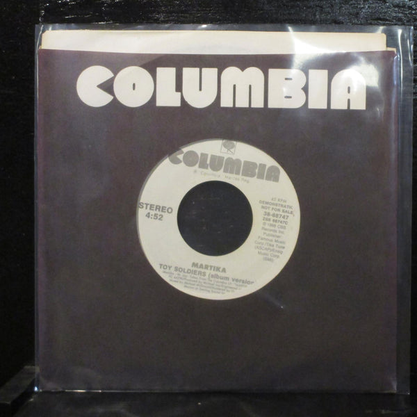 Martika - Toy Soldiers 7" Mint- Promo Columbia 38-68747 USA 1988 - Shuga Records