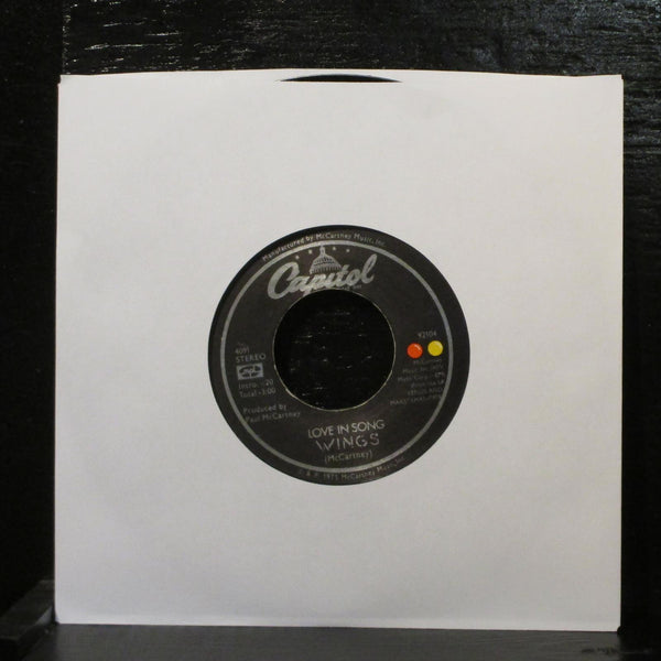 Wings - Listen To What The Man Said / Love In Song 7" VG+ Capitol 4091 USA 1975 - Shuga Records