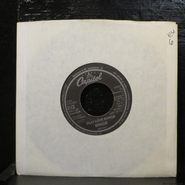 Wings - Silly Love Songs / Cook Of The House 7" VG+ Capitol 4256 USA 1976 - Shuga Records