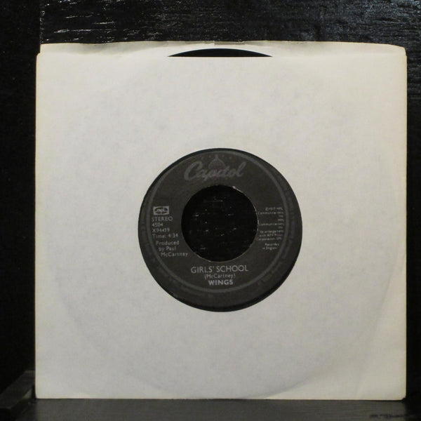 Wings - Mull Of Kintyre / Girls' School 7" VG+ Capitol 4504 USA 1977 - Shuga Records
