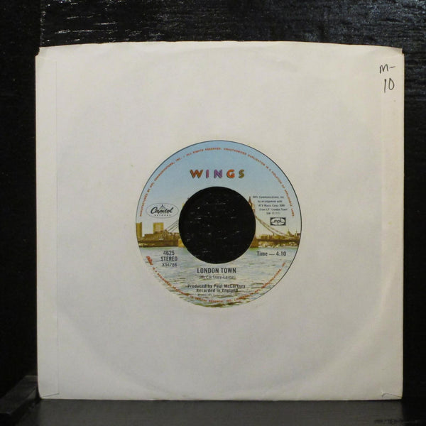 Wings - London Town / I'm Carrying 7" Mint- Capitol 4625 USA 1978 - Shuga Records