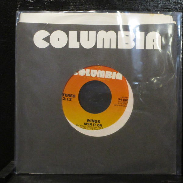 Wings - Getting Closer / Spin It On 7" Mint- Columbia 3-11020 USA 1979 - Shuga Records