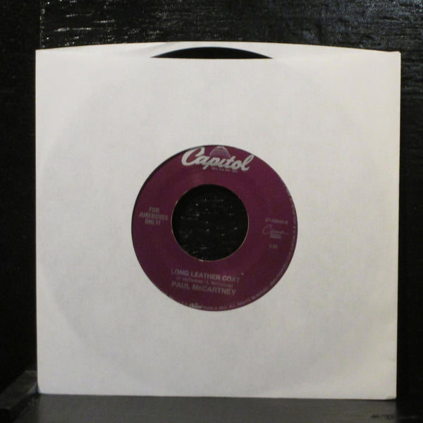 Paul McCartney - Hope Of Deliverance / Long Leather Coat 7" Mint- S7-56946 USA - Shuga Records