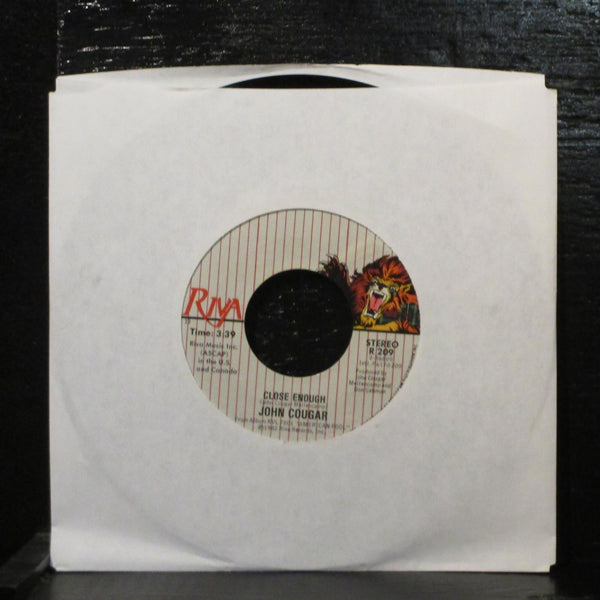 John Cougar - Hurts So Good / Close Enough 7" Mint- Riva R 209 USA 1982 - Shuga Records