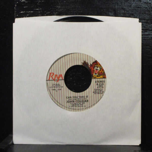 John Cougar - Jack & Diane / Can You Take It 7" VG+ Riva R-210 USA 1982 - Shuga Records