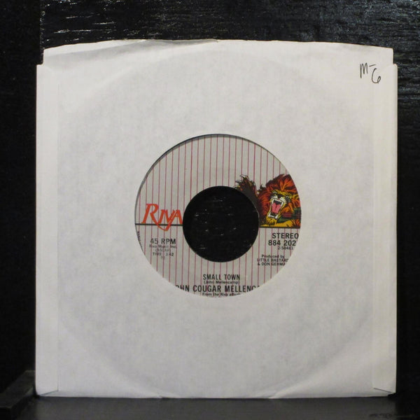 John Cougar Mellencamp - Small Town 7" Mint- Riva 884 202-7 USA 1985 - Shuga Records