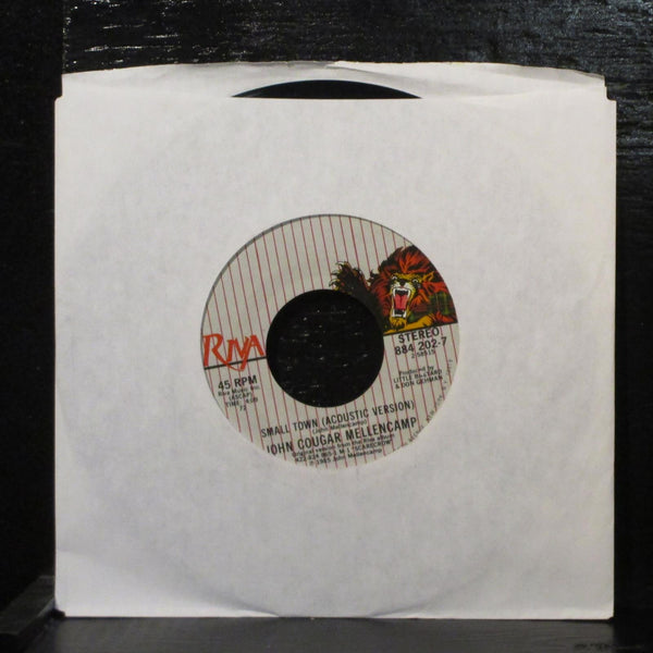John Cougar Mellencamp - Small Town 7" Mint- Riva 884 202-7 USA 1985 - Shuga Records