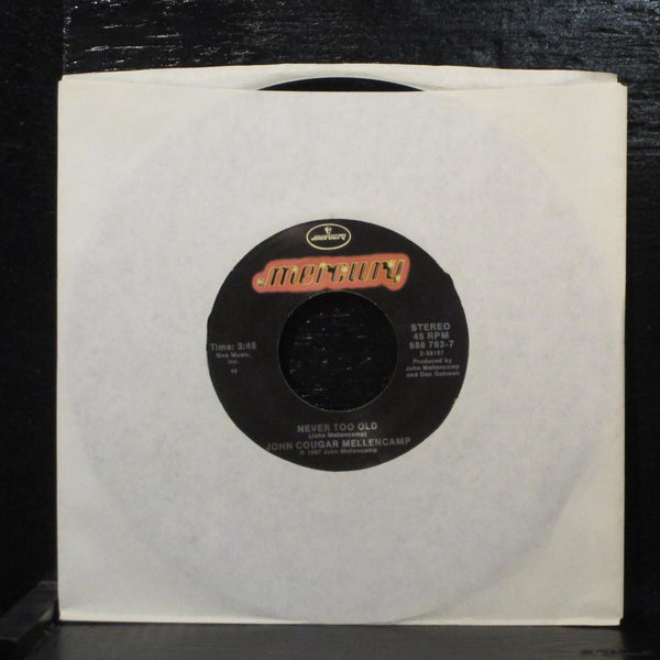 John Cougar Mellencamp - Paper In Fire / Never Too Old 7" Mint- Mercury 888763-7 - Shuga Records
