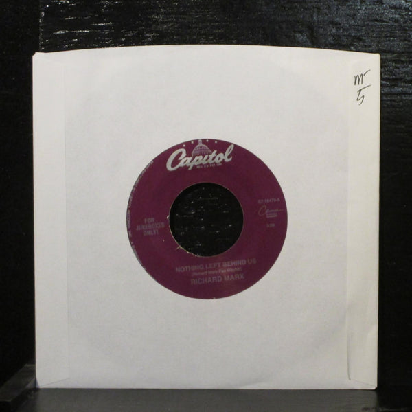 Richard Marx - Nothing Left Behind Us 7" Mint- Capitol S7-18479 USA 1995 - Shuga Records