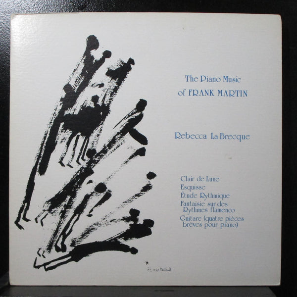 Rebacca La Breque - The Piano Music Of Frank Martin LP Mint- Opus One 68 USA - Shuga Records